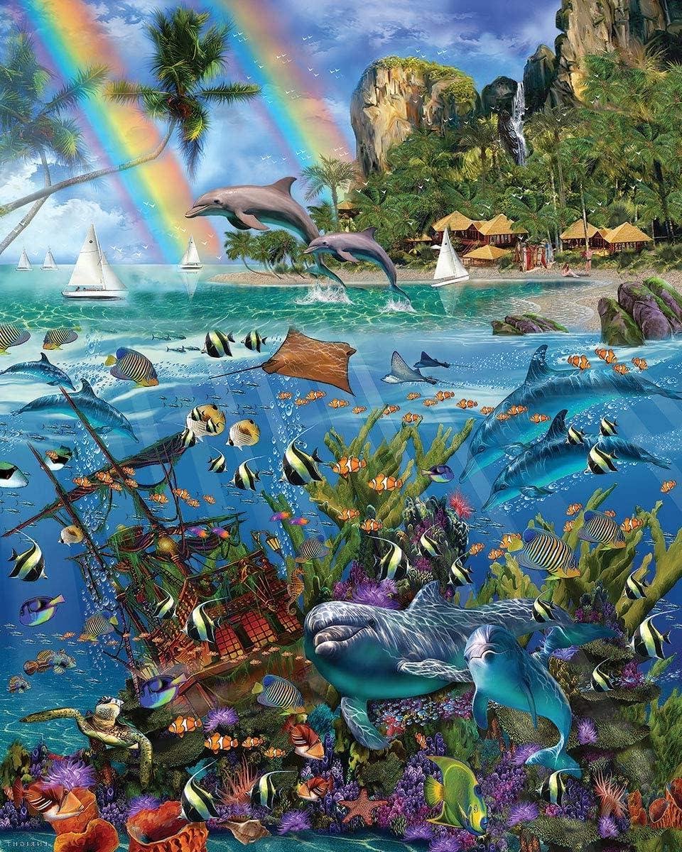 Legpuzzel Tropische Schatten - Zoek en Vind Puzzel - Ontspannen Tijdverdrijf - Gedetailleerd Zoekplaatje - 1000 Stukjes - Multicolor