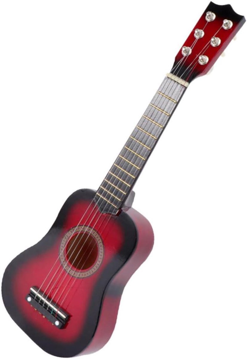 Kindergitaar Set - Muziekinstrument Speelgoed - Muziek Leren Spelen - Vroege Muziekeducatie - 54 cm - Multicolor