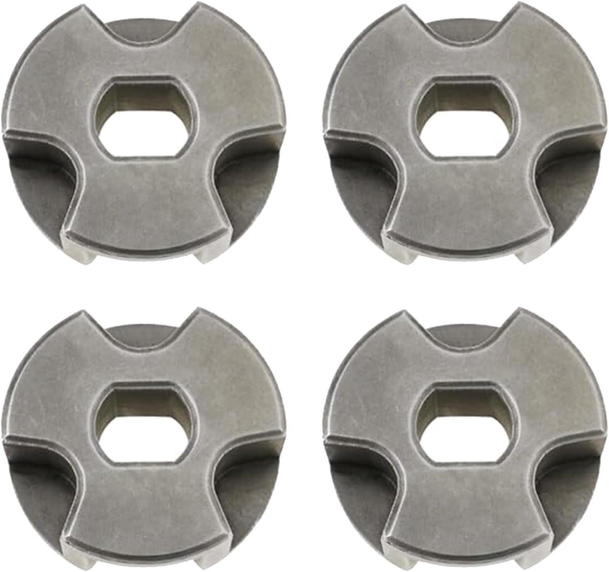 Metalen 6-Tand Kettingzaag Tandwiel 3/8 Pitch, Voor DUC256 DUC353 XCU03, 10X8mm Center Hole Drive Gear, Elektrische Kettingzaag Accessoire (4 stuks)
