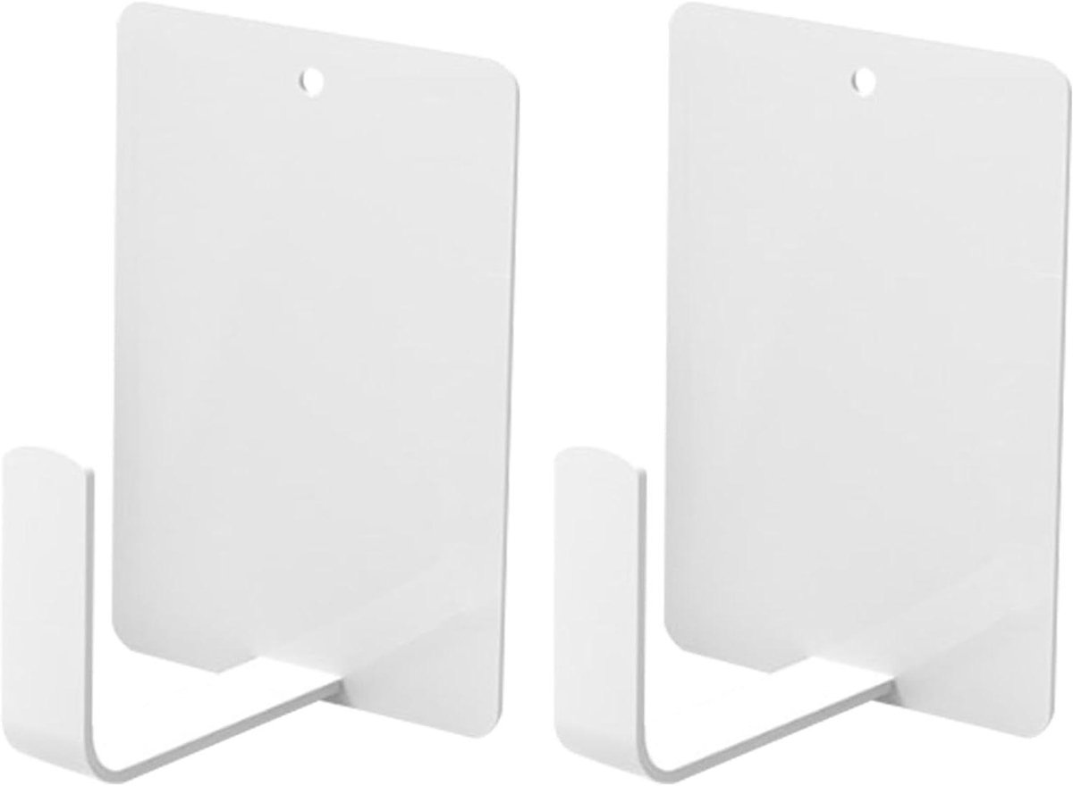 Magnetische Keukenrekken - Opbergrek Koelkast - Keuken Opbergen - Zonder Boren Bevestigen - 2 Stuks - Wit