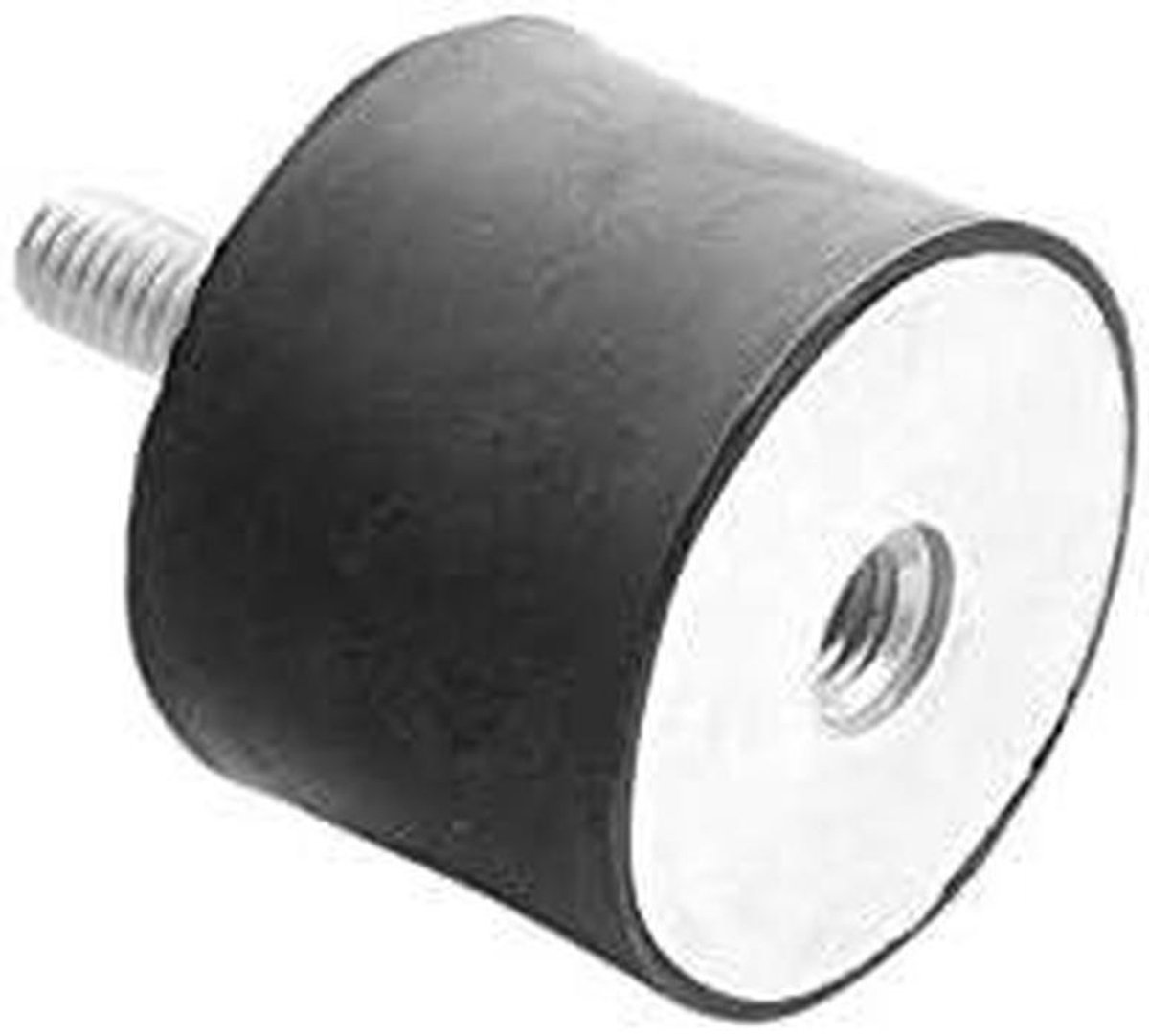 Machinevoet - Trillingsdemper - Apparaten Stabiliseren - Metaal en Rubber - M10 x 28 - Zwart