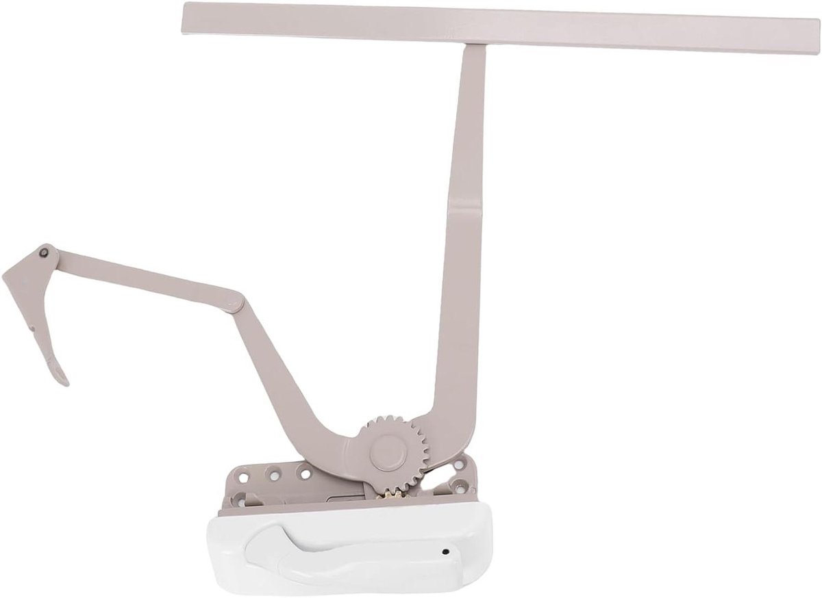 Raamopener Set - Dubbelarmige Aandrijving - Ramen Openen - Gehard Stalen Arm - 45 x 31 x 5 cm - Wit
