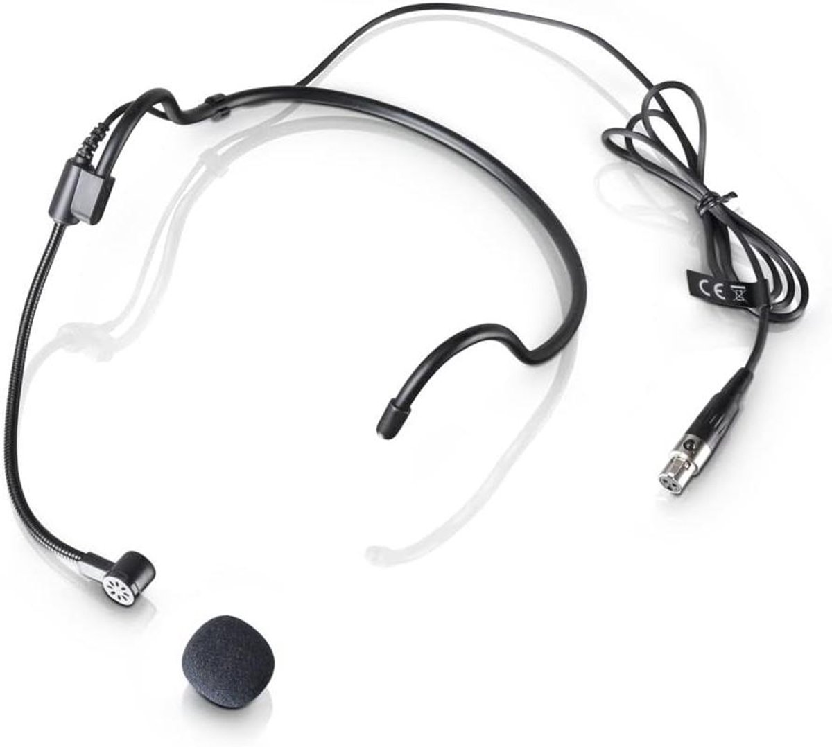 Headset Microfoon - Condensator Microfoon - Muziek Optredens - Nierkarakteristiek - Mini-XLR Aansluiting - Zwart