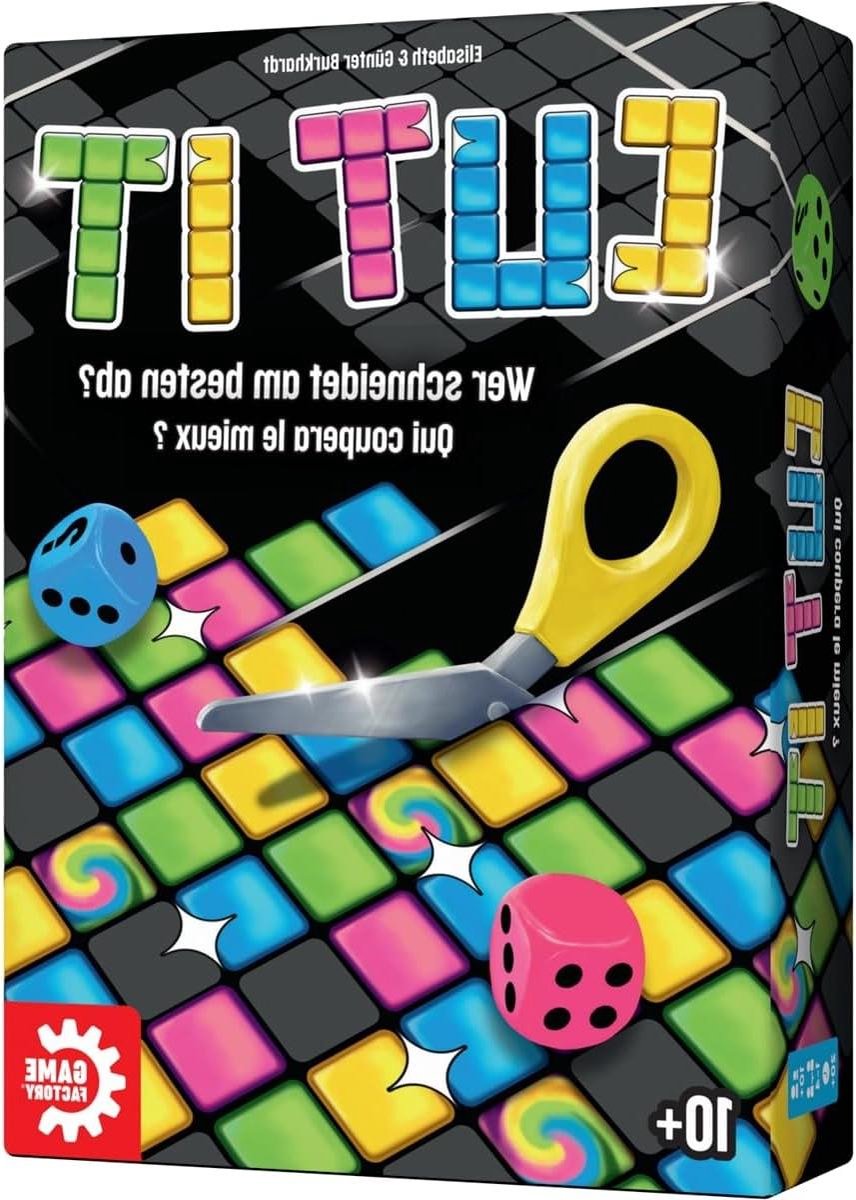 Dobbelspel Snijden Puzzelen - Tactisch familiespel - Slim punten scoren - Unieke snij- en puzzelfase