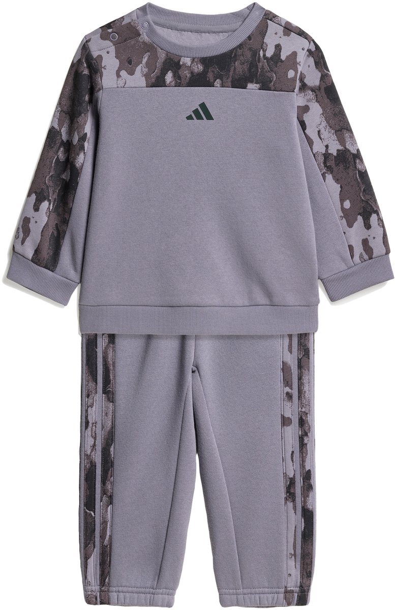 Adidas Sportswear Seasonal Essentials Camo Fleece Joggingpak Peuters Kinderen Paars