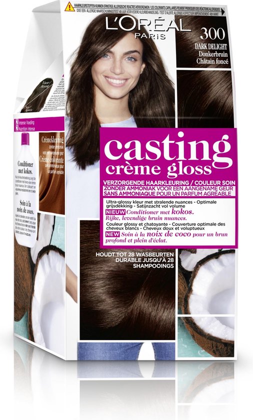 L'Oréal Paris Casting Crème Gloss 300 Dark Delight couleur de cheveux  Marron | bol.com