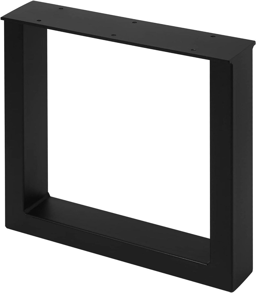 Tafelonderstel Set - Bankframes Staal - Tafel Maken - Zware Uitvoering - 430 x 420 mm - Zw