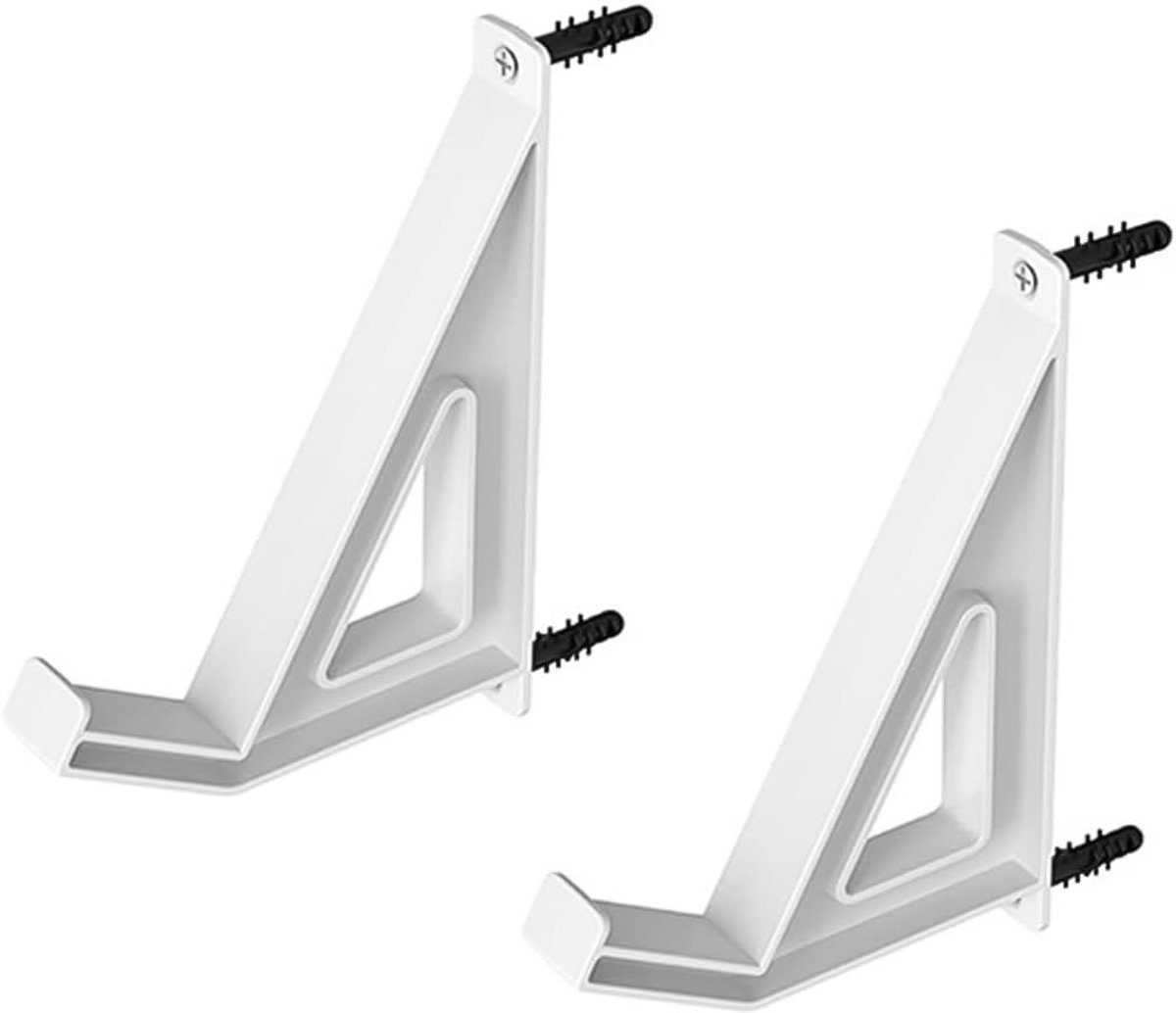 Universele Muurbeugel - Wandhouder Apparaten - Ruimte Besparen Bureau - Lijm of Schroefbevestiging - 3 cm Dikte - Wit