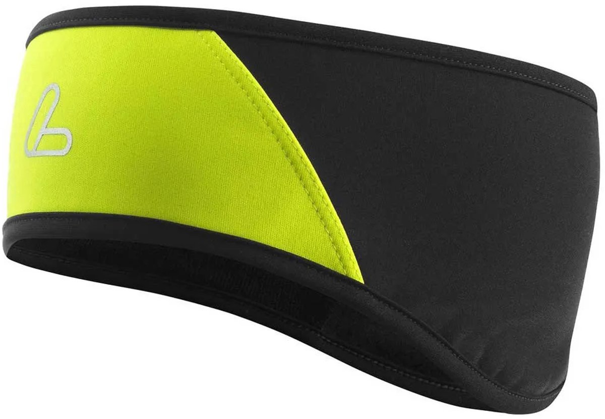 Loeffler Airblocc Flaps Hoofdband Geel,Zwart