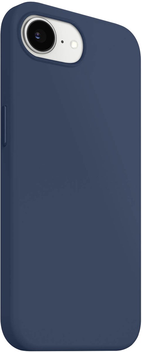 MYWAY, MagSafe Hoesje Geschikt voor Apple iPhone 17e van Mat Zacht en Duurzaam Siliconen, Blauw