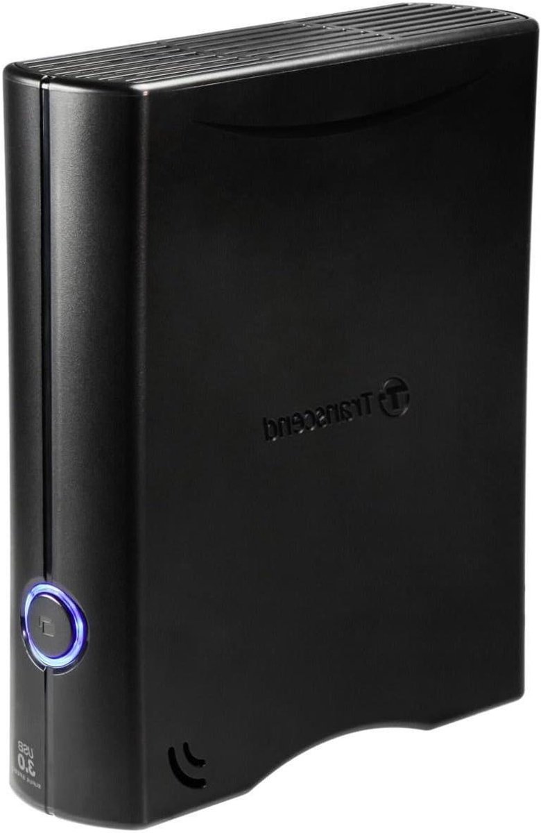 Externe Harde Schijf - Opslagstation Desktop - Bestanden Opslaan - Verticaal Ontwerp - 4TB - Zwart