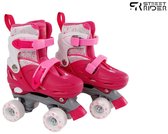 Street Rider Rolschaatsen Roze Verstelbaar, Maat 27-30