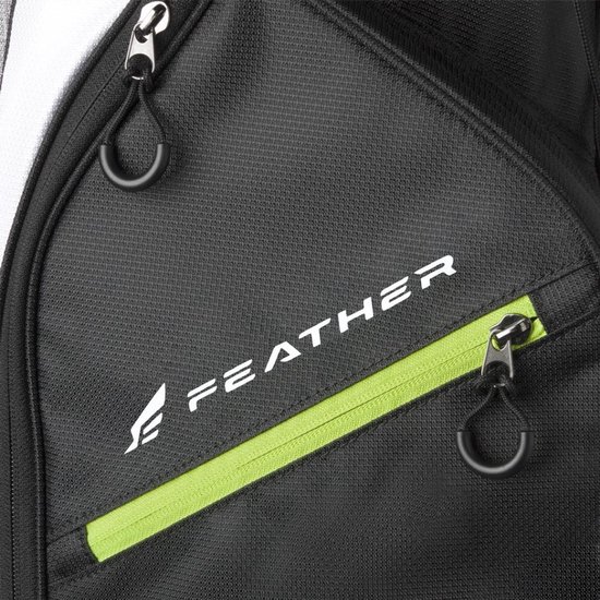Wilson Feather Standbag 2026 - Zwart Grijs Wit van Merkloos — afbeelding 2