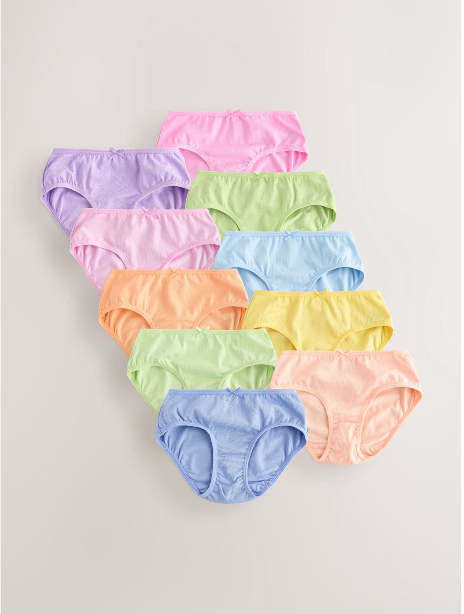 Next - Meisjes - Set van 10 slips - Roze