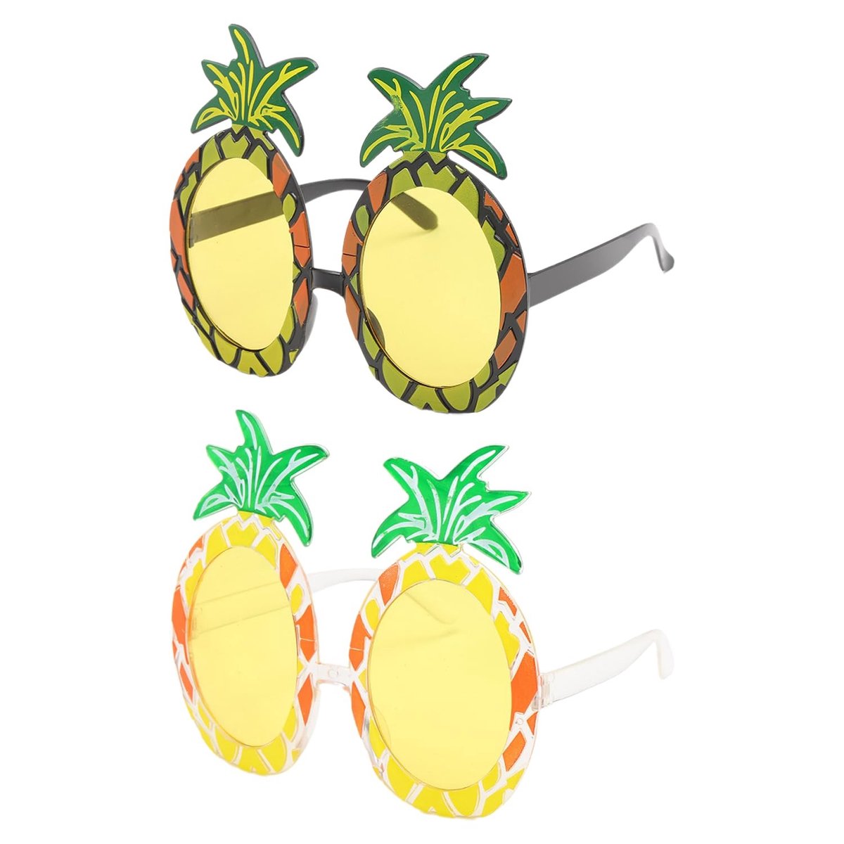 Pineapple Zonnebril Set - 2 Stuks - Tropische Accessoires voor Vrouwen