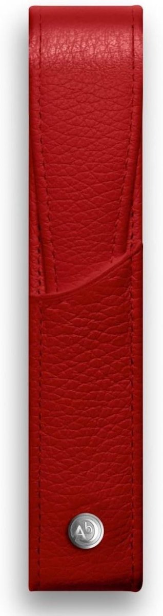 Pennenetui - Etui voor pen - Pen opbergen - Voor één schrijfgerei - 25 x 15 cm - Rood