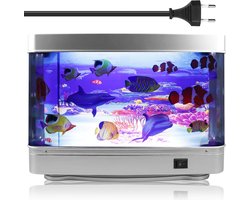 LED Aquarium Lamp - Kleine Kunstmatige Aquarium Licht - Landschapslamp met Euro Plug - Nep Aquarium voor de Woonkamer - Kantoor - Slaapkamer - Decoratie - Verlichting