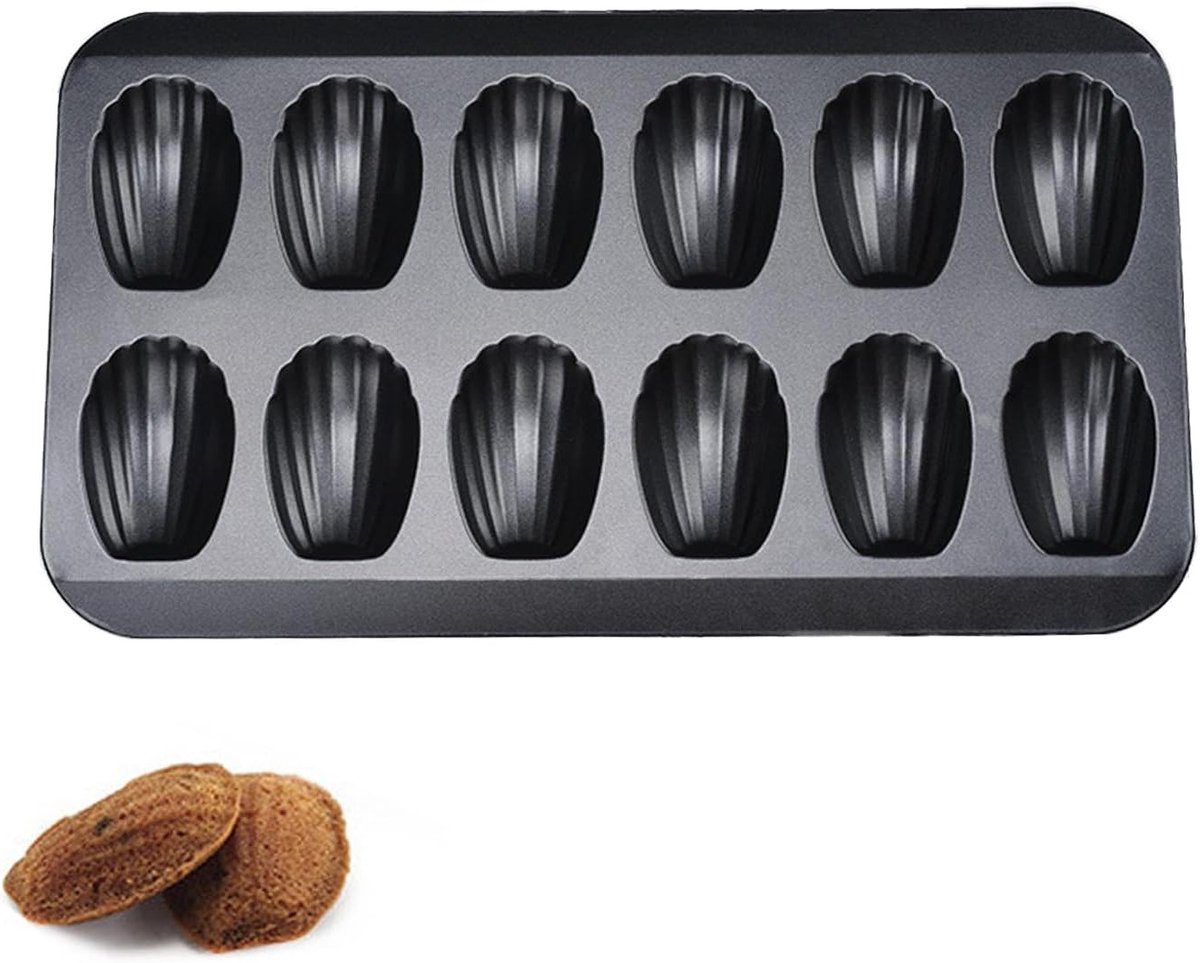 Siliconen Madeleine Bakvorm voor het Maken van Heerlijke Schelp Cakes, Perfect voor Bakliefhebbers en Feestjes