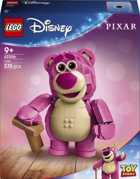 LEGO® Disney en Pixar Toy Story Lotso - Disney Speelgoedbouwset voor Kinderen - Roze Beer - Voor Meisjes en Jongens vanaf 9 Jaar - 43306