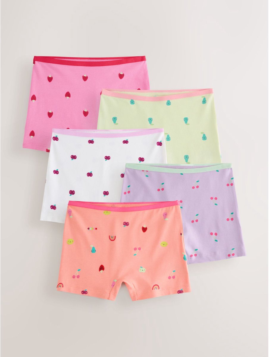 Next - Meisjes - Set van 5 korte slips - Roze