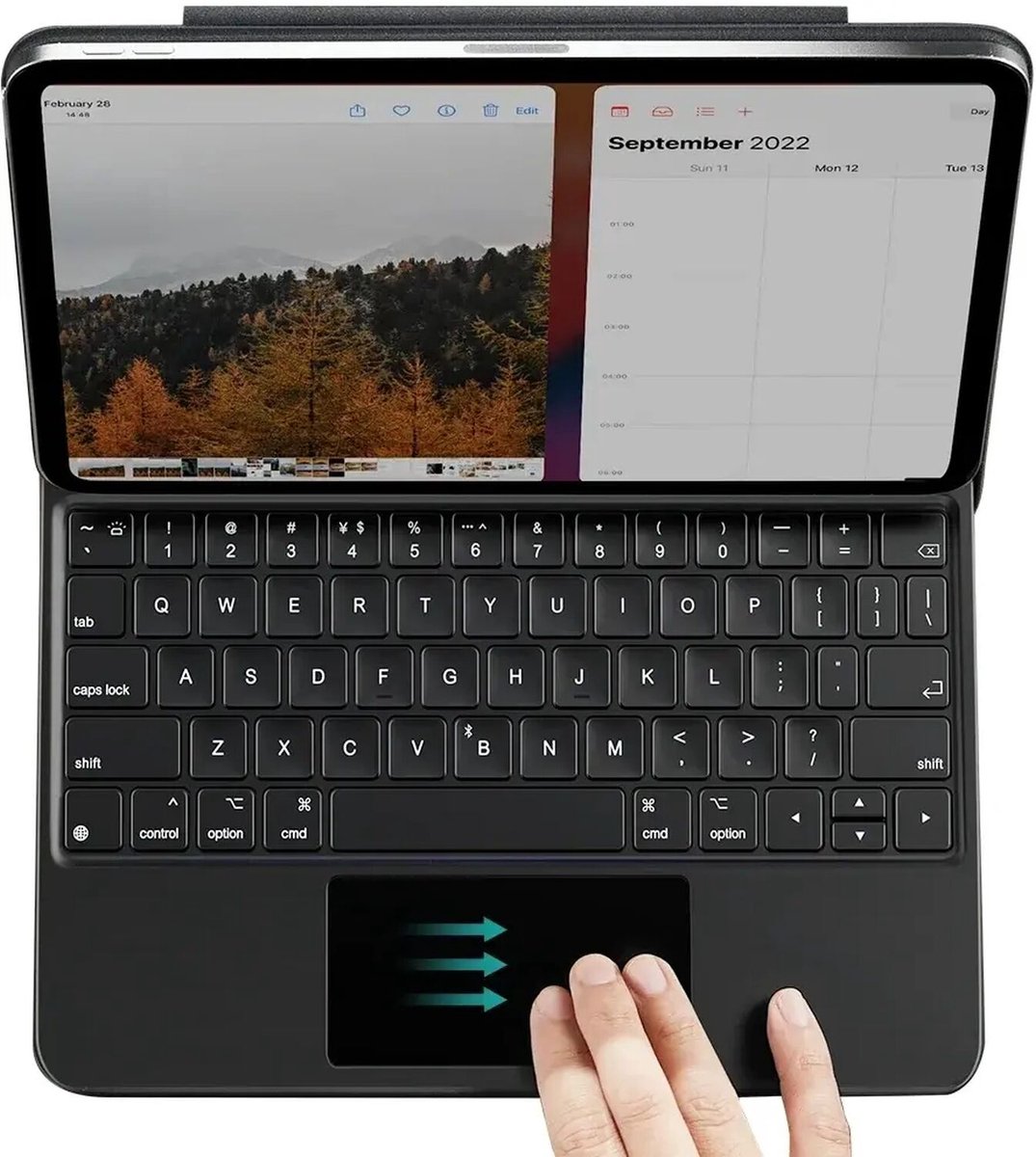 Bluetooth Toetsenbord voor Samsung Galaxy Tab S9 (2023) - Met