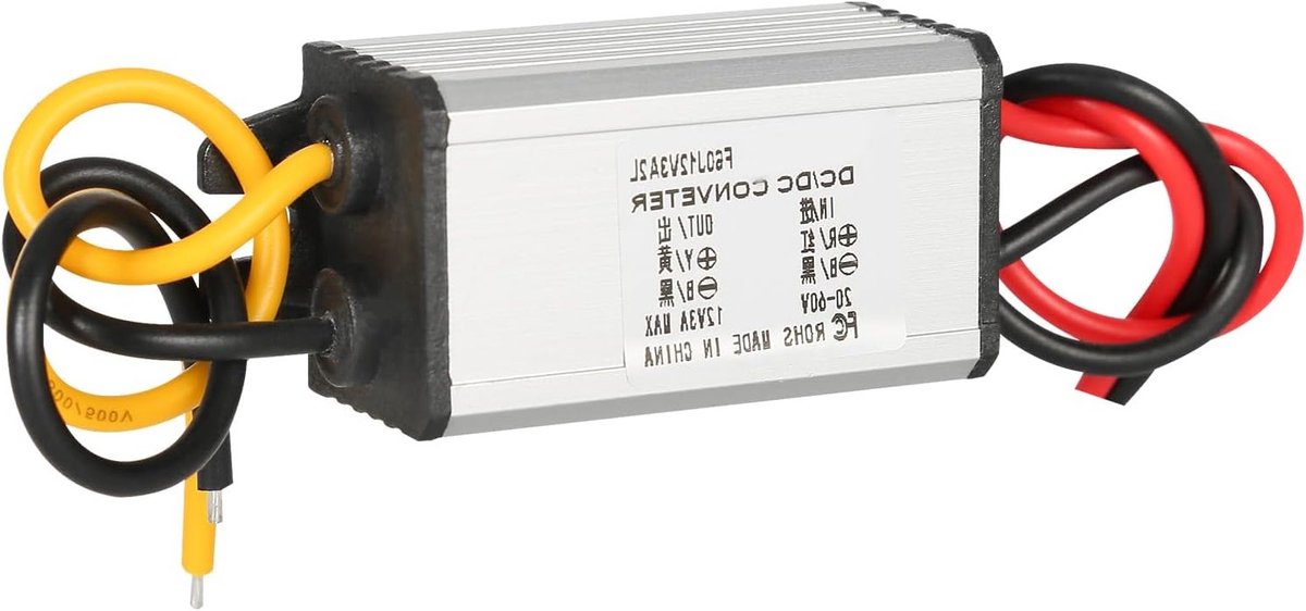 60V naar 12V DC-DC Step Down Module, 3A Spanningsomvormer, Waterdichte Voeding, Voltage Regulator en Transformator voor Elektronische Toepassingen