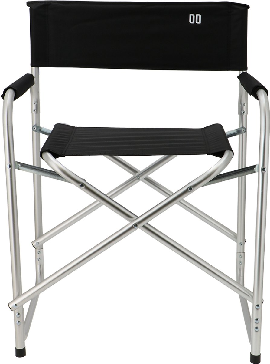 Travellife Iseo Regisseur Campingstoel Zwart - Weerbestendig - Comfortabele Vulling - Compact Opvouwbaar