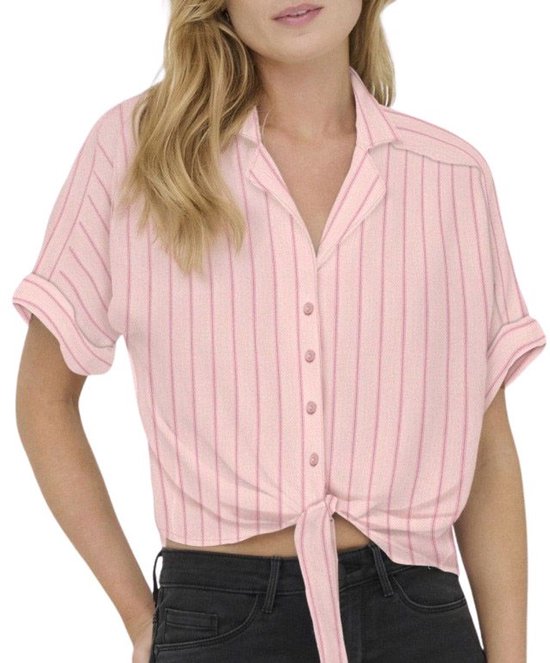 Only Paula Tie Blouse Dames - Maat M
