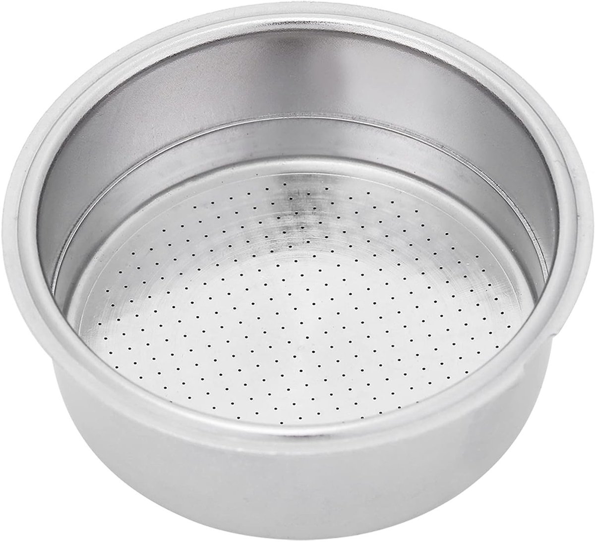 Ultra-fijne RVS Koffiefilter Mand voor Drukzetapparaten - Geschikt voor 1 of 2 Kopjes - Afneembaar en Makkelijk Schoon te Maken Koffieaccessoires voor Thuisgebruik