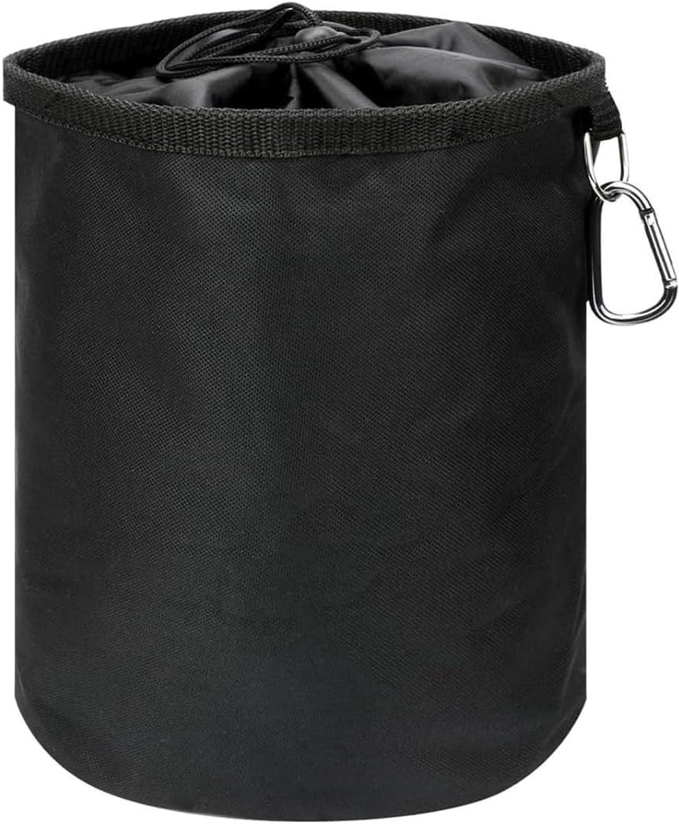 Ruime Organizer Tas voor Kledingknijpers met Haakjes voor Binnen en Buiten Gebruik, Zwart
