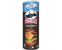 Pringles - Chips Hot & Spicy - 10 x 165 gr - Voordeelverpakking