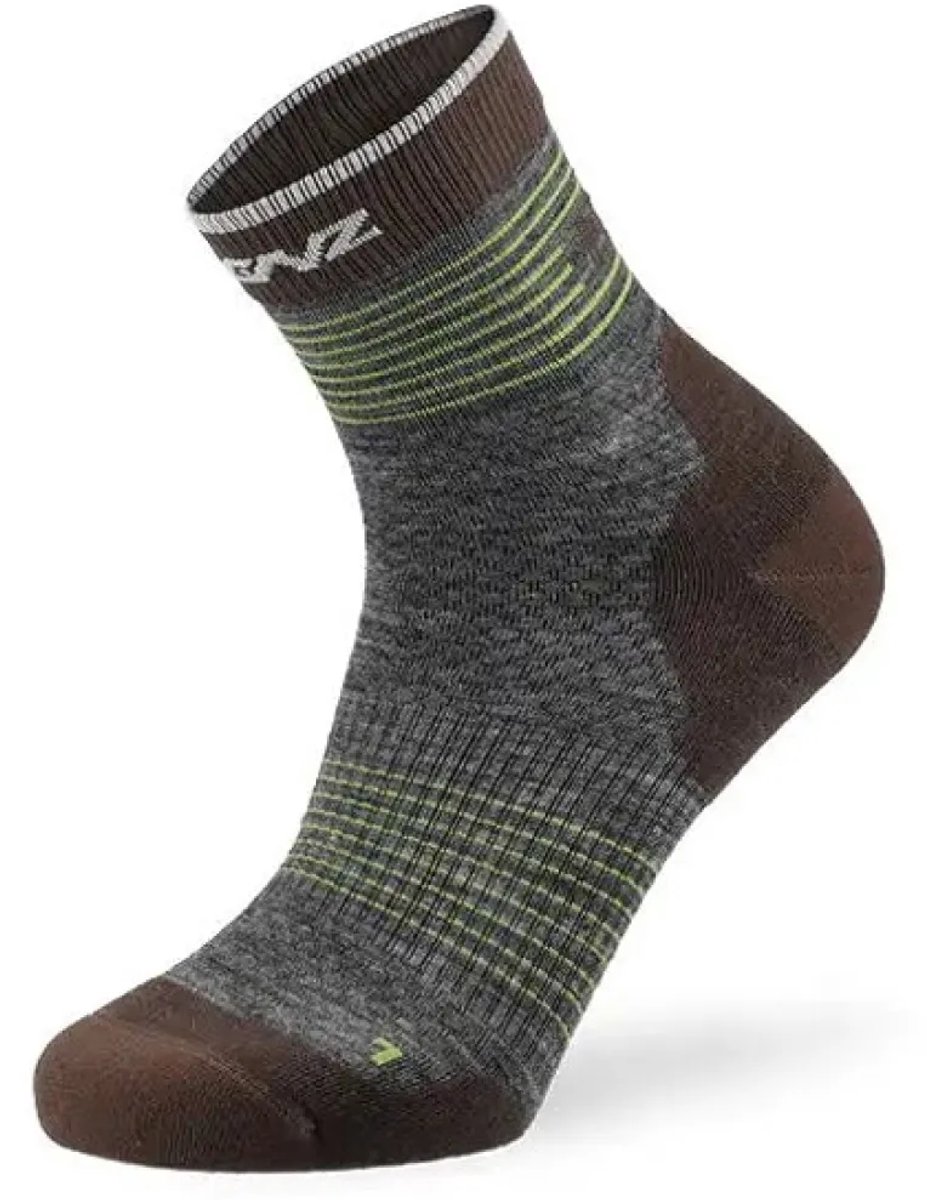 Lenz Merino Outdoor 2 Low Half Lange Sokken Grijs
