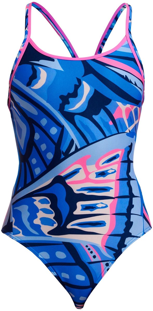 Soaring Hi Diamond back one piece - Dames | Funkita | Maat 16