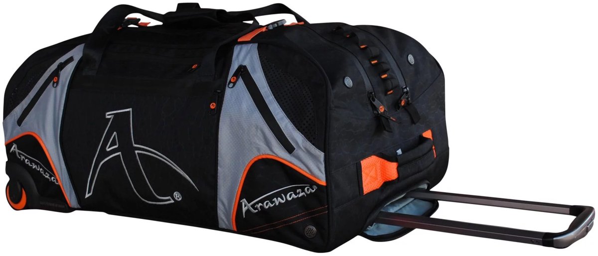 Multifunctionele sporttrolley Arawaza | Zwart / Oranje (Maat: M)