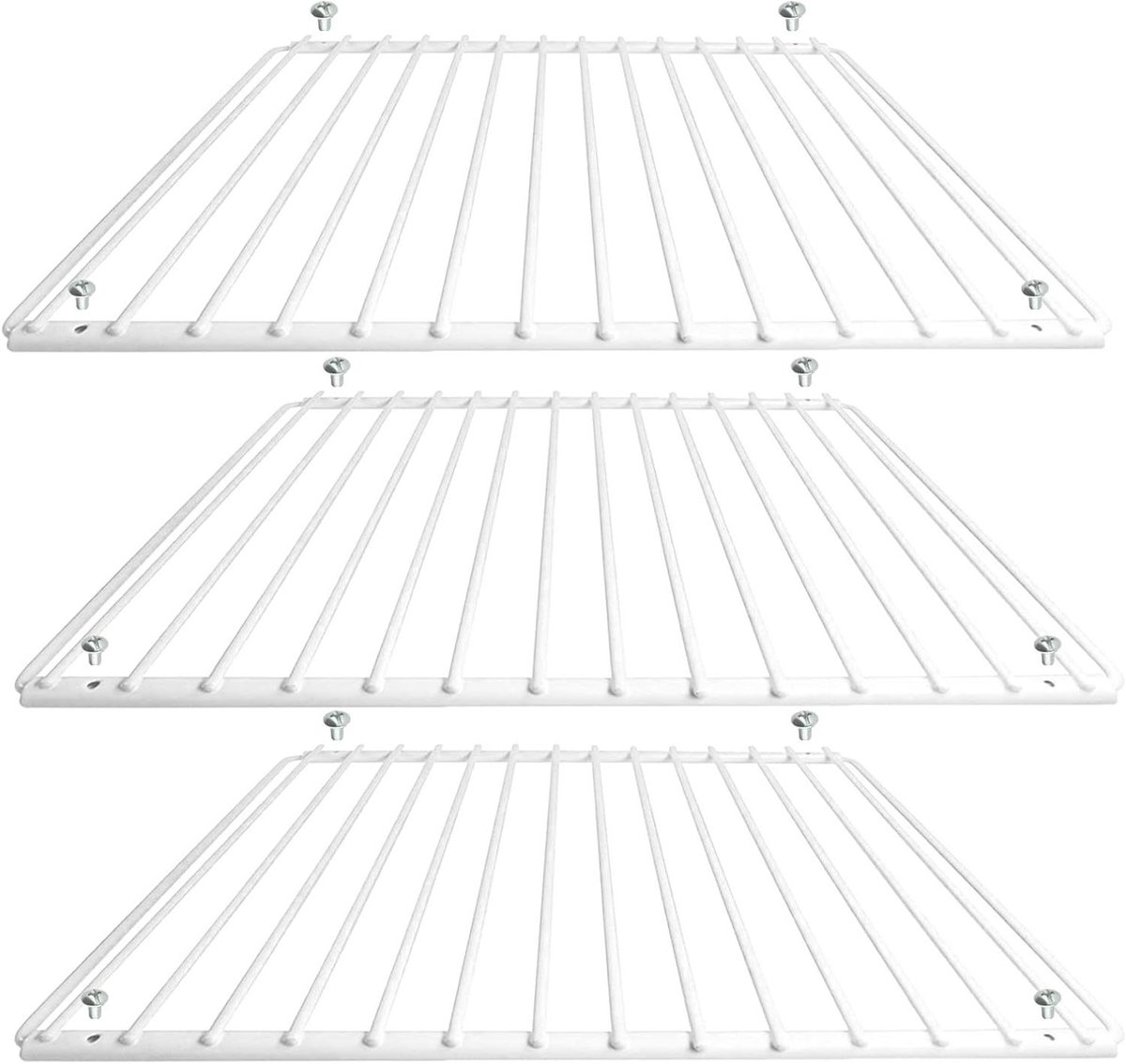 Koelkast Planken - Vriesvak Lade - Extra Ruimte Creëren - Verstelbaar Uitschuifbaar - 32-61 cm Breed - Wit