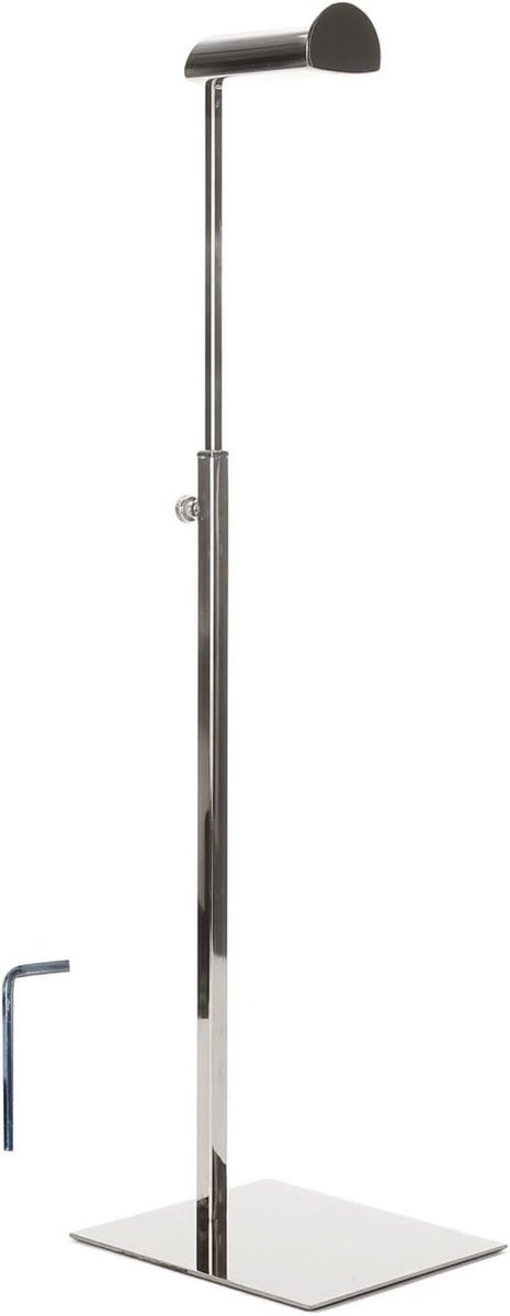 Verstelbare metalen handtas standaard met enkele haak voor thuis en opslag, ideaal voor accessoires en tassen