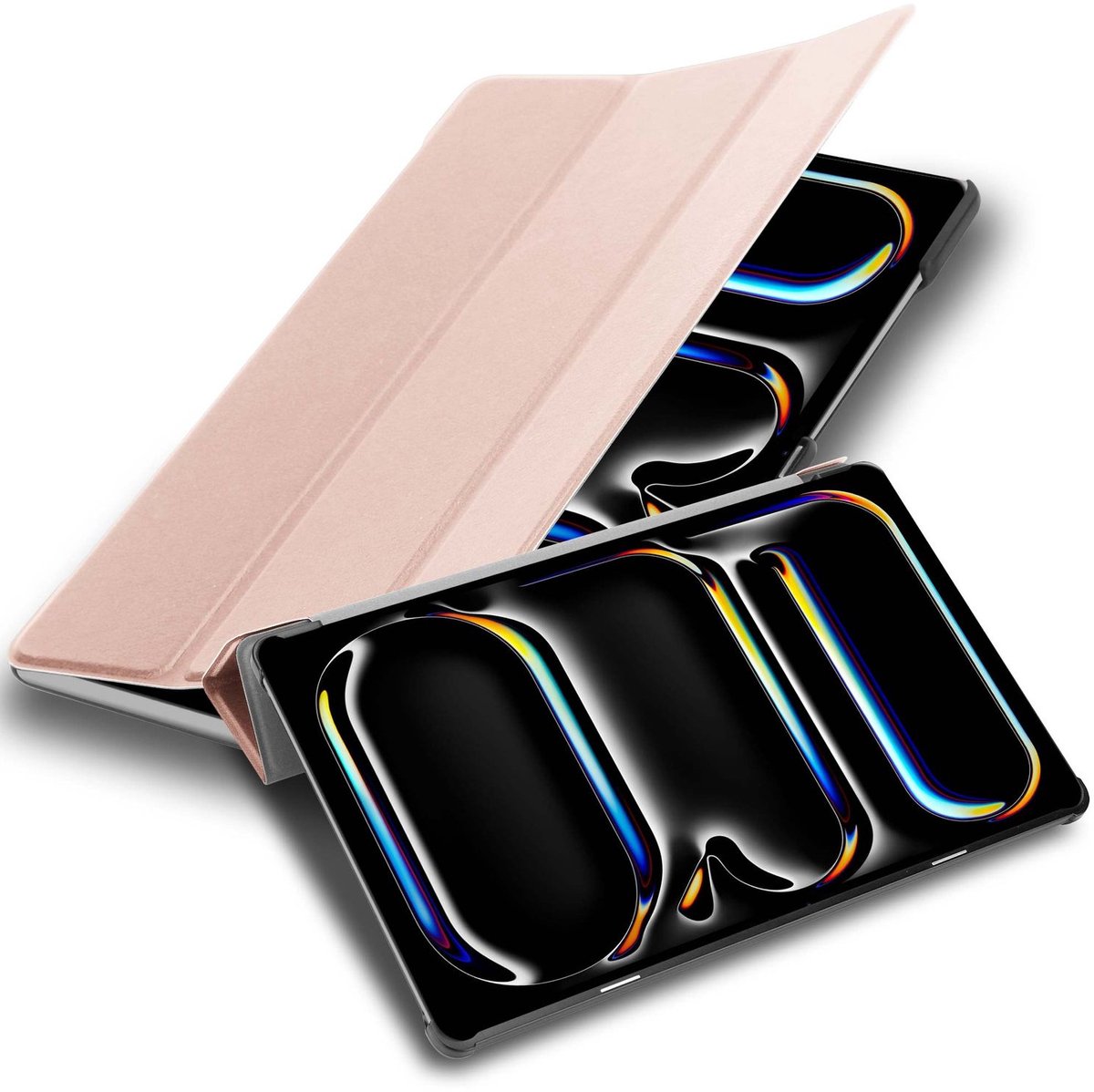 Cadorabo Tablet Hoesje geschikt voor iPad 13 Pro 2024 in Pastel roségoud