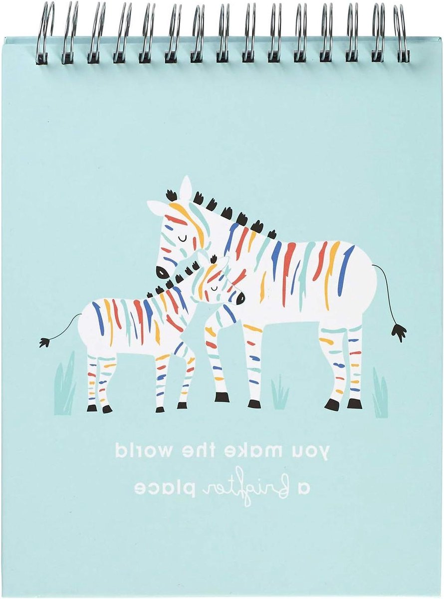 Baby Mijlpaal Kaarten - Foto Kaarten - Baby Herinneringen Vastleggen - Regenboog Zebra Design - 8.5 x 10.5 Inch - Multicolor