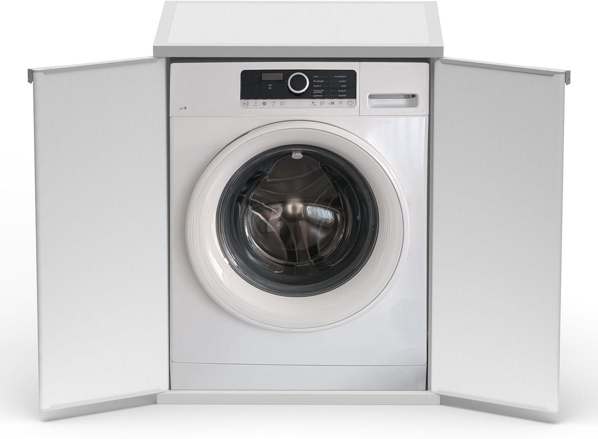 Wasmachine Ombouw - Opbouwmeubel - Kast Wasdroger - Meubel - praktische indeling