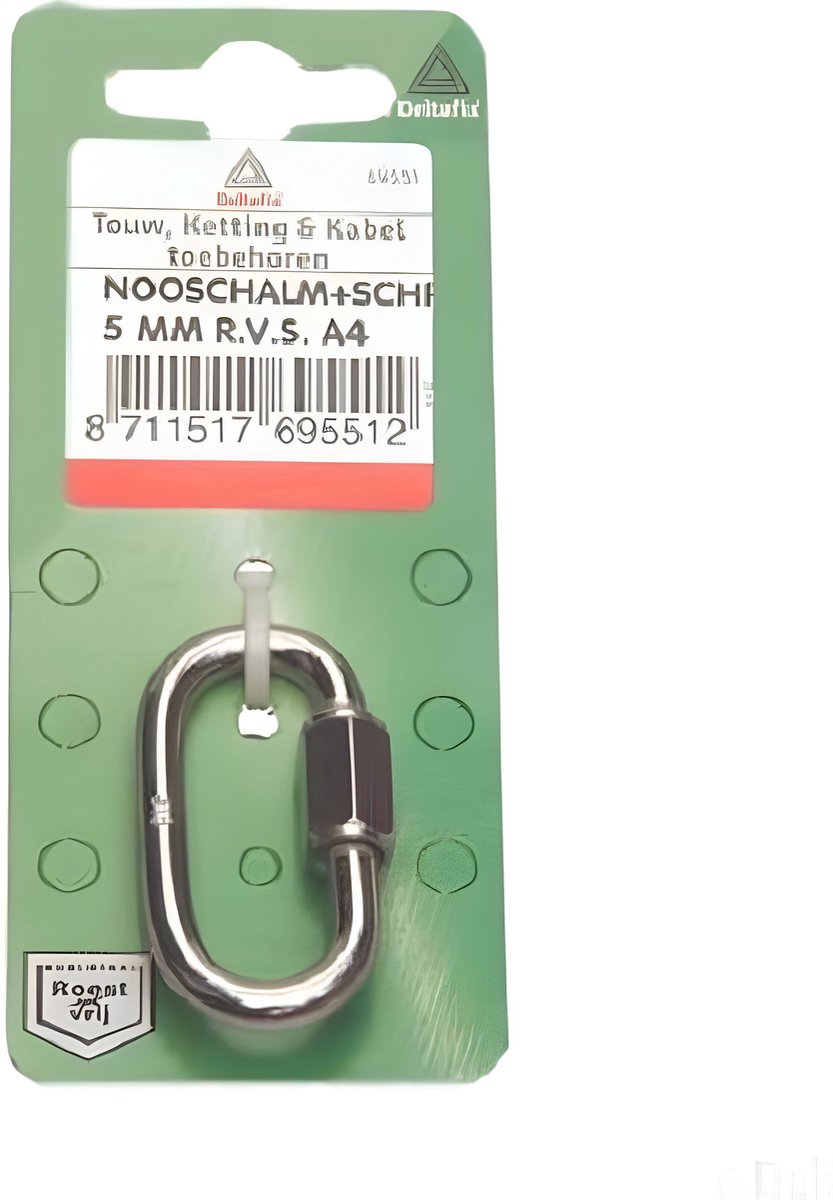 Noodschalm 5 mm RVS A4 - 1st