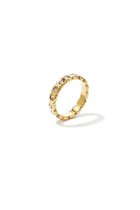 Minimalistische ringen van roestvrij staal, cirkelvormig, eenvoudig, dagelijks gebruik, eenvoudige serie, dames sieraden - Goudkleur - 18