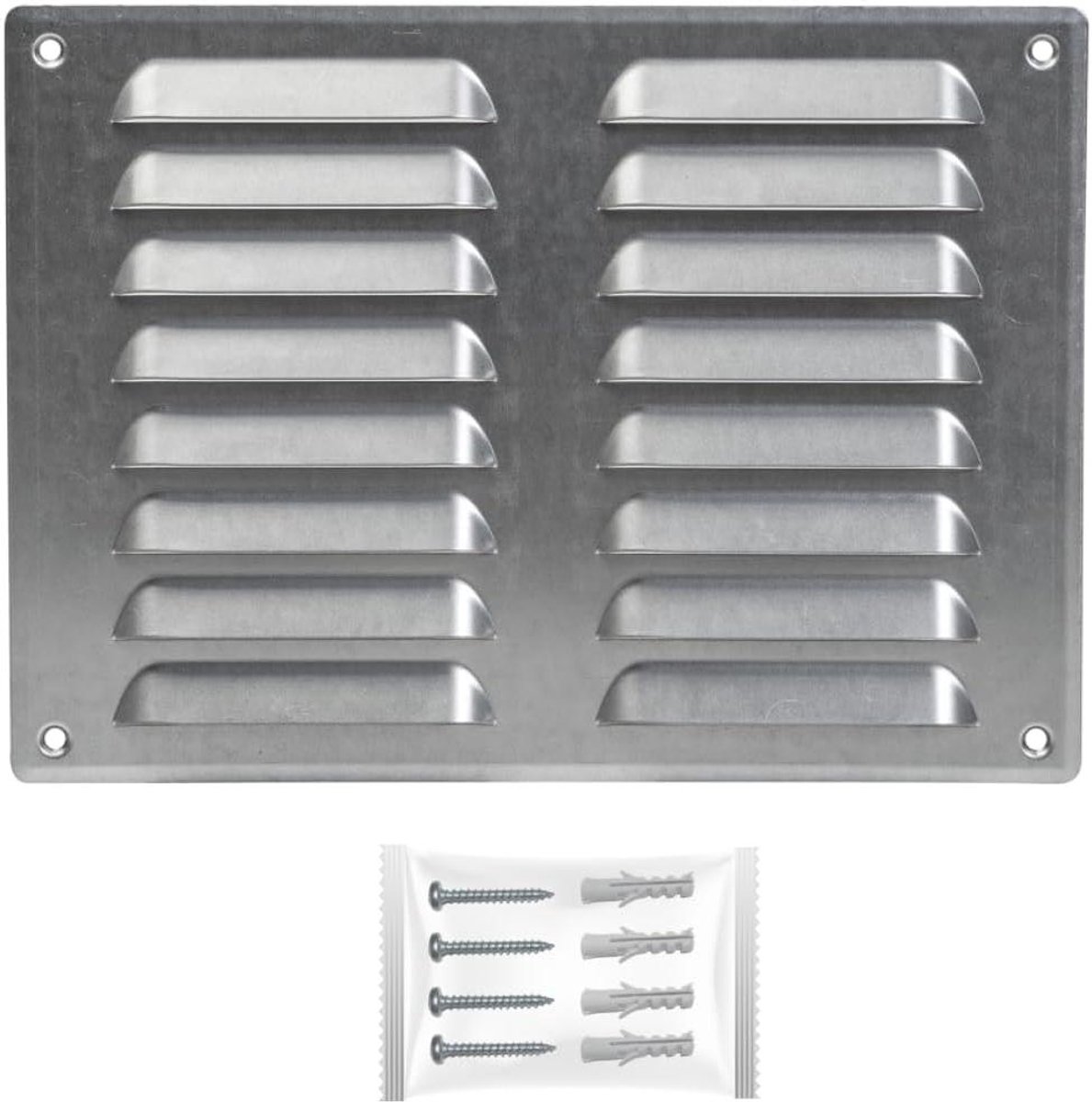 Ventilatiegrille - Ventilatierooster Afdekking - Luchtstroom Reguleren - Insectenbeschermi