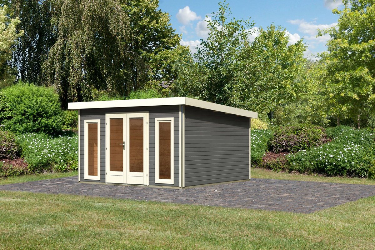 Tuinhuis Radeburg 3 Grijs 406 x 393 cm