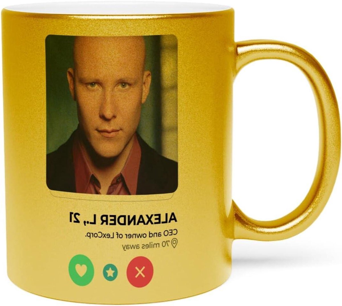 Keramische Mok - Gouden Mok - Warme Dranken - Uniek Design Frankrijk - 325 ml - Goud
