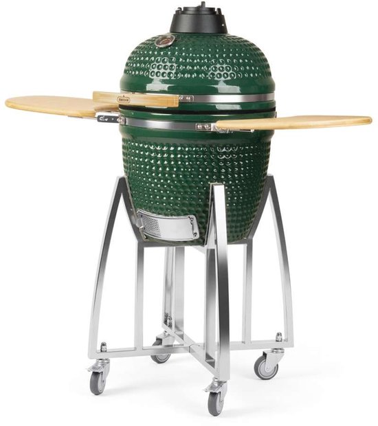 Buccan BBQ - Kamado barbecue - Sunbury Smokey Egg - Extra Large 18" - Glanzend Groen van Buccan — afbeelding 2
