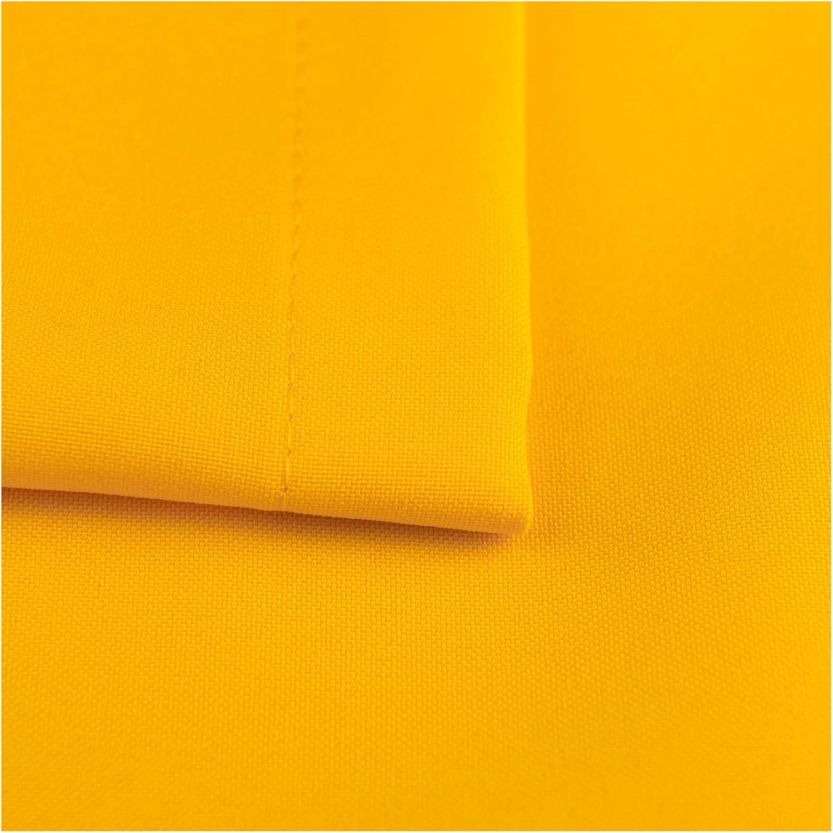 Tafelkleed - Tafeldecoratie - Eettafel Aankleden - Krasbestendig Polyester - 120 cm Rond - Geel