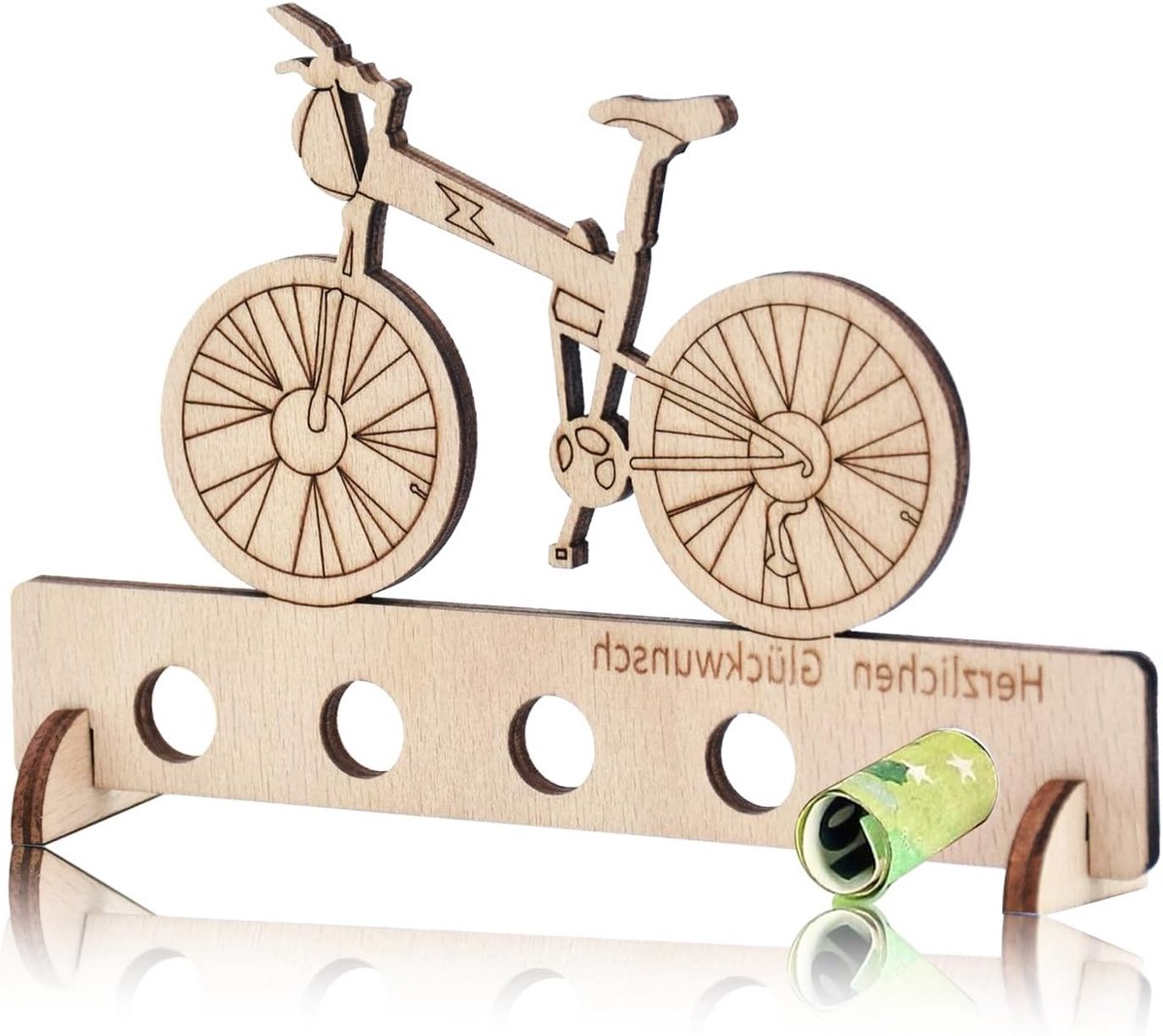 Uniek Geld Ornament voor Verjaardag - Radtour Herinneringsset, Perfect Cadeau voor Fietsers, Vrienden en Familie