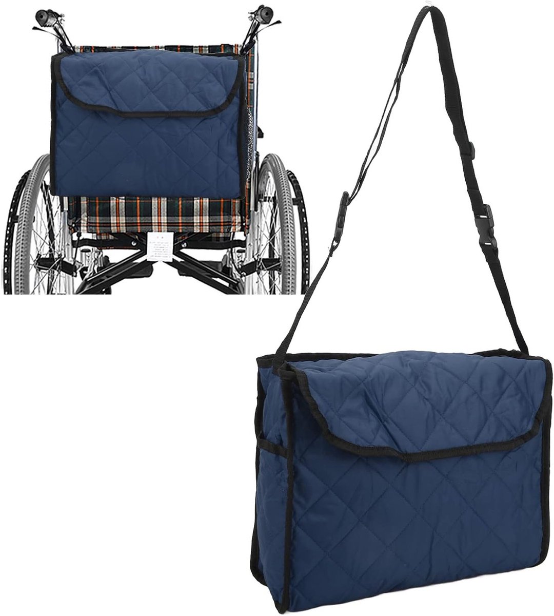 Waterdichte Rugzak voor Rolstoel met Grote Capaciteit en Duurzaam Ontwerp voor Rolstoelaccessoires en Opslagoplossingen