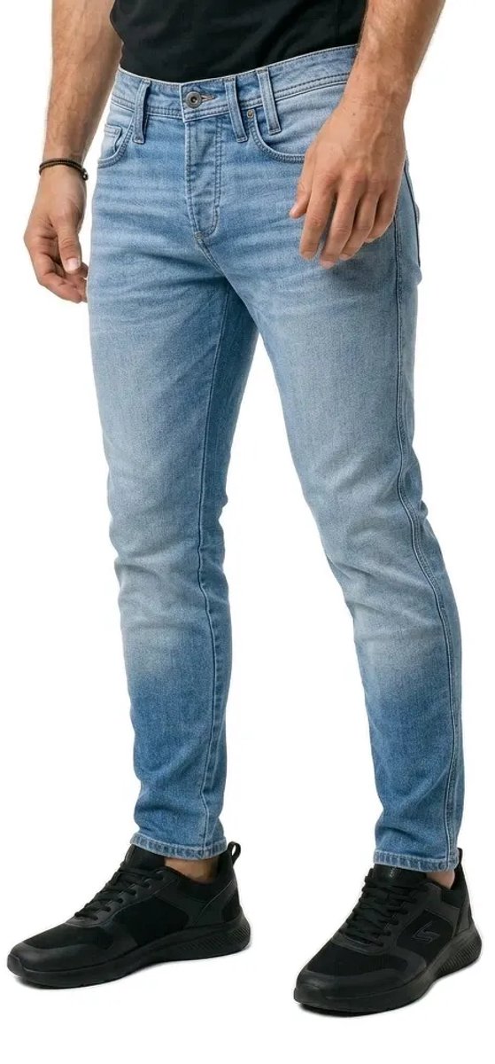 REV'IT! Jeans Piston 2 SK Lichtblauw Used Motorjeans - Maat L34/W28 - Broek – foto 6