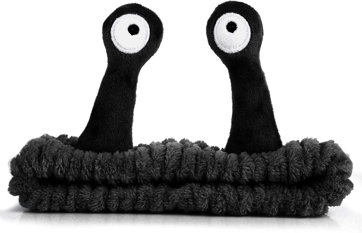 Schattige Cartoon Haarband voor Gezichtsreiniging, Douche en Make-up - Elastische Koraalfleece Haaraccessoires voor Schoonheid en Sport